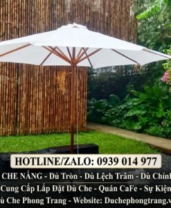 Dù Che Ngoài Trời Quán Cà Phê Ở Chơn Thành, Dù Sân Vườn Ngoài Trời Tại Bình Phước