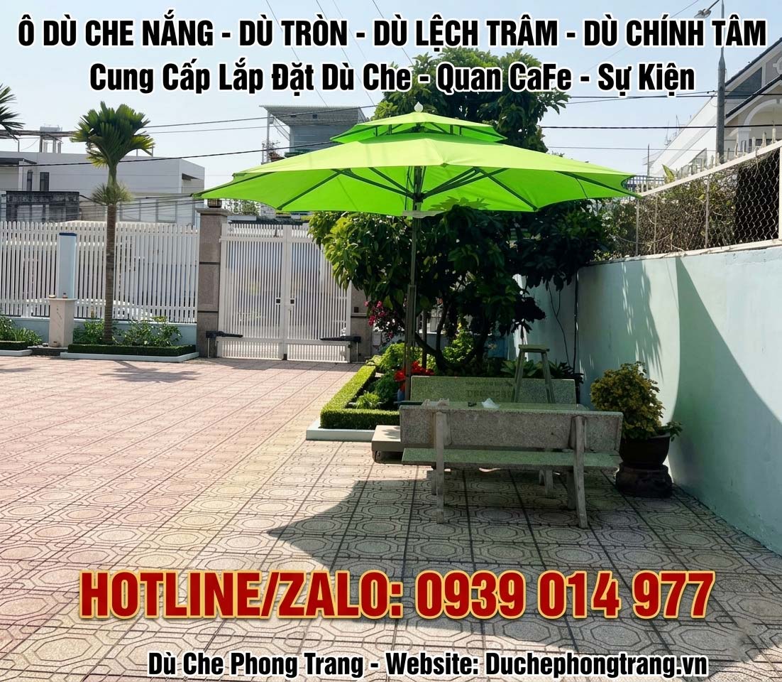 Dù Che Ngoài Trời Cho Nhà Hàng Ngoài Trời Ở Dầu Tiếng, Dù Di Động Tại Bình Dương