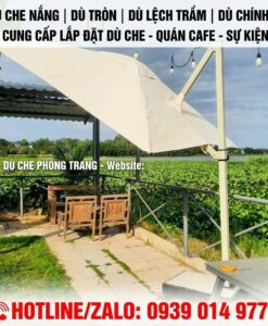 Lắp Đặt Dù Che Ngoài Trời Trọn Gói Ở Phú Hòa, Mua Dù Che Quán Cafe Tại Phú Yên