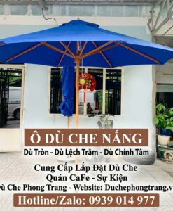 Dù Che Quán Cafe Vỉa Hè Giá Rẻ Ở Phù Cát, Dù Che Sân Vườn Ngoài Trời Tại Bình Định