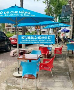 Dù Che Quán Cafe Lắp Đặt Nhanh Ở Sông Cầu, Dù Gấp Gọn Tại Phú Yên