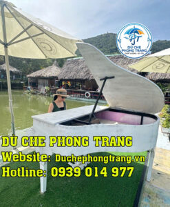 Dù Che Nắng Quán Cafe Phong Cách Châu Âu Hiện Đại Tại Hậu Giang