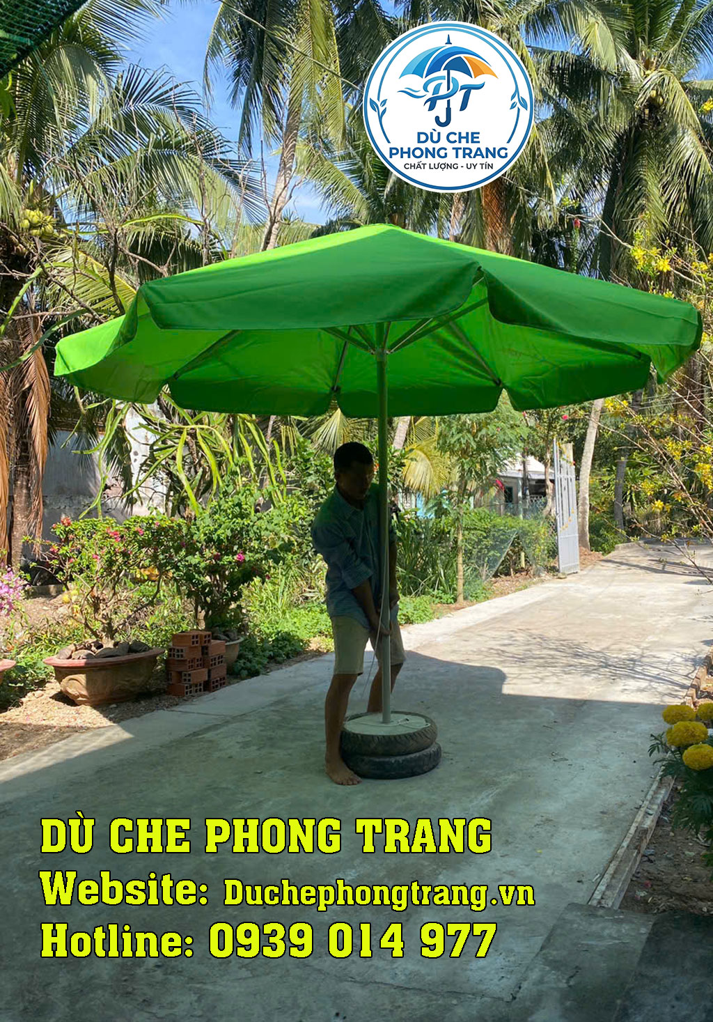 Kho Sỉ Vải Bạt Dù Lớn Nhất Khu Vực Miền Nam, Ô Dù Che Cafe Đẹp Tại miền Tây