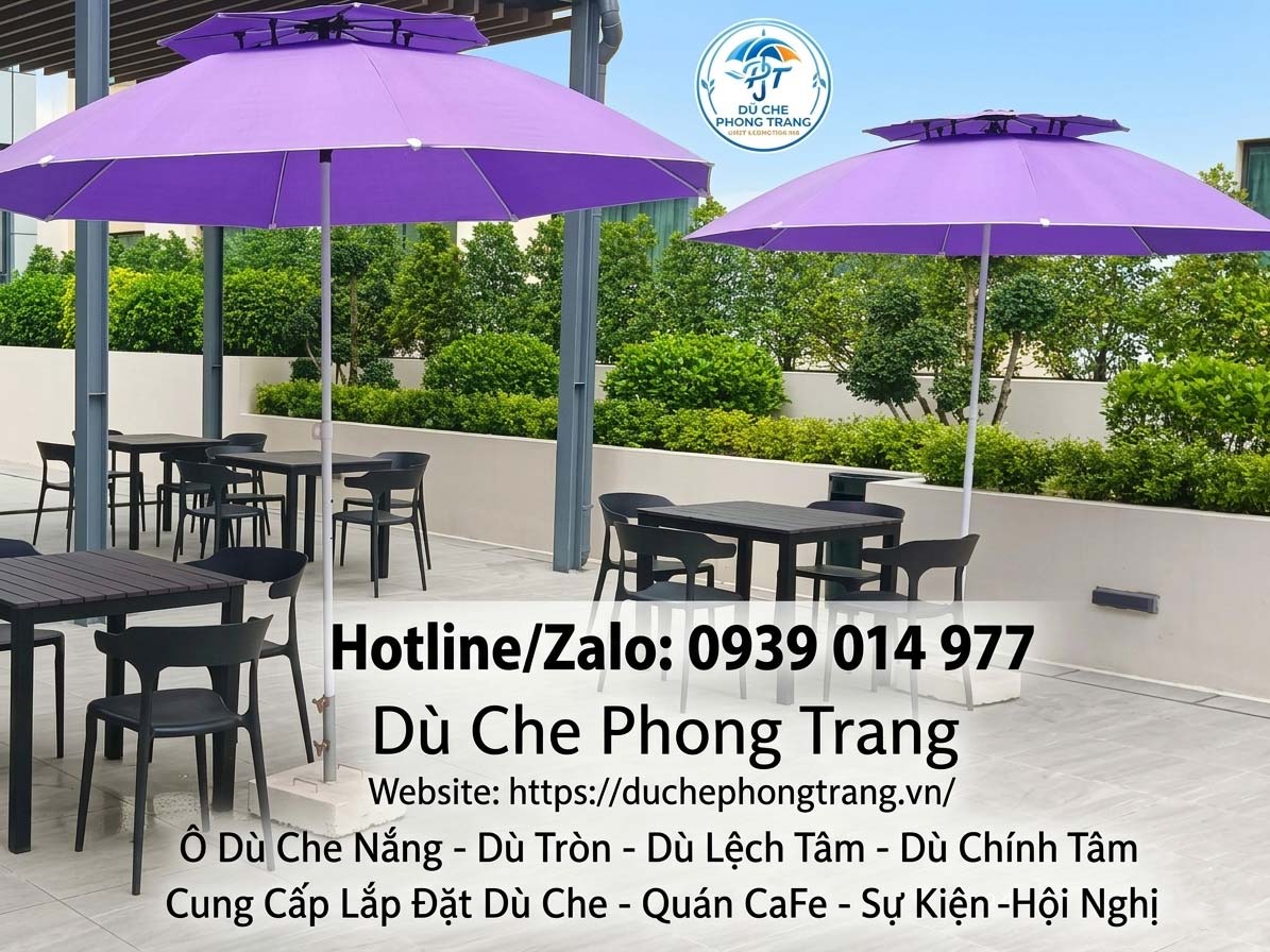 Báo Giá Dù Che Quán Cafe Ngoài Trời Mới Nhất Ở Vân Canh, Dù Giá Rẻ Tại Bình Định
