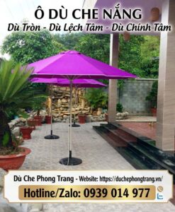 Dù Che Nắng Cho Quán Cafe Ngoài Trời Ở Bác Ái, Dù Di Che Động Tại Ninh Thuận