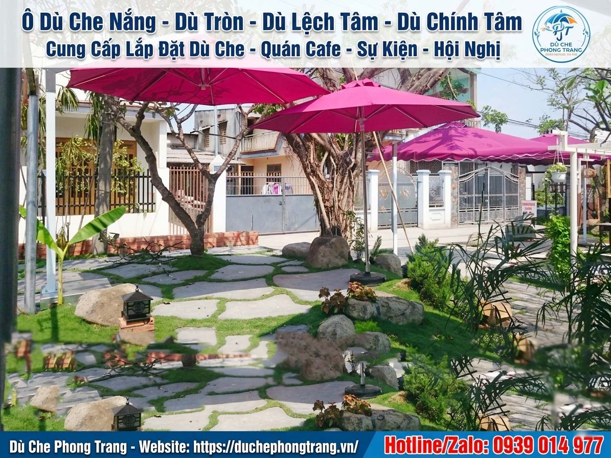 chu-che-phong-trang-21 Dù Che Ngoài Trời Cho Quán Cafe Dẹp Ở Tháp Chàm, Dù Che Nắng mưa Tại Ninh Thuận
