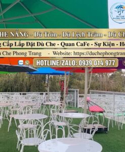 Dù Che Quán Cafe Trang Trí Thu Hút Khách Ở Tp. Phan Rang , Dù Che Cafe Rẻ Tại Ninh Thuận