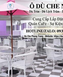 Dù Che Quán Cafe Lắp Đặt Nhanh Ở Sông Cầu, Dù Gấp Gọn Tại Phú Yên