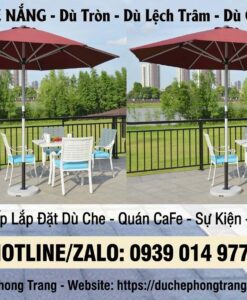 Dù Che Cao Cấp Cho Resort Sang Trọng Ở Khánh Vĩnh, Dù Trang Trí Tại Khánh Hoà