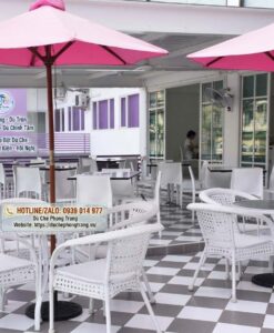 Dù Che Quán Cafe Ngoài Trời Đẹp Ở Lâm Đồng, Dù Sự Kiện Tại Lâm Đồng