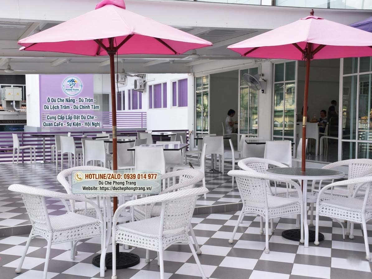Dù Che Quán Cafe Ngoài Trời Đẹp Ở Lâm Đồng, Dù Sự Kiện Tại Lâm Đồng