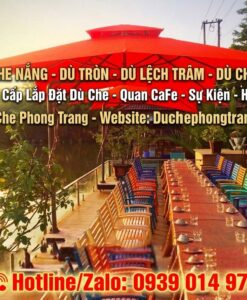 Dù Che Ngoài Trời Cho Quán Cafe Đẹp Ở Phù Mỹ, Dù Quán Cafe Tại Bình Định