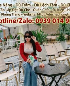 Bán Dù Che Quán Cafe Uy Tín Ở An Lão, Dù Che Sân Ngoài Trời Tại Bình Định.