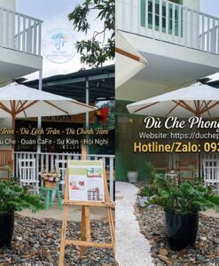 Dù Che Quán Cafe Lắp Đặt Nhanh Ở Hoài Nhơn, Dù Che Nắng Mưa Tại Bình Định