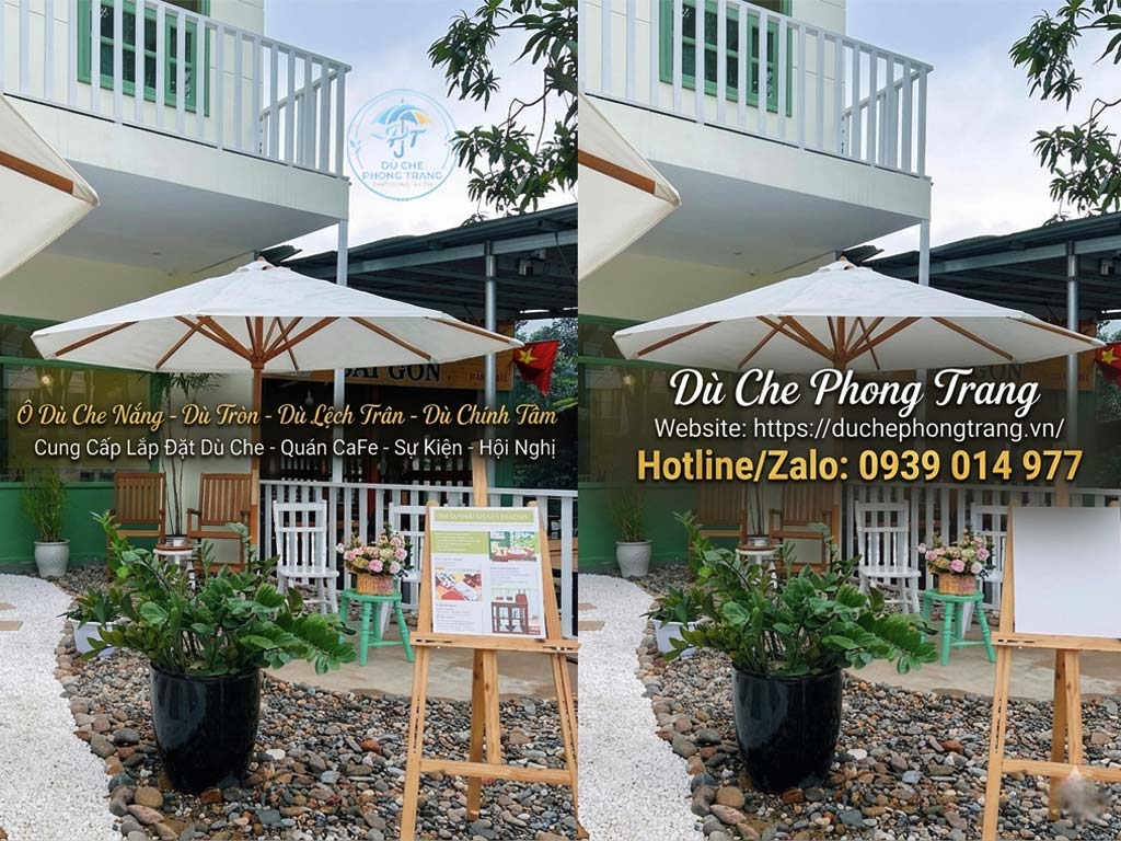 du-che-phong-trang-24 Dù Che Quán Cafe Lắp Đặt Nhanh Ở Hoài Nhơn, Dù Che Nắng Mưa Tại Bình Định